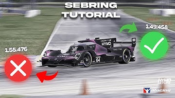 HOW TO DO SEBRING IN iRacing | GTP Track Guide & Tips