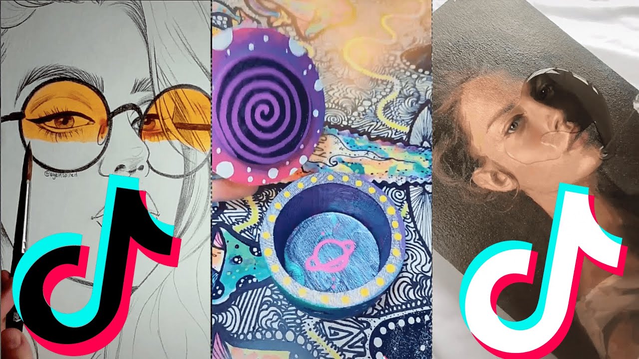 TIKTOK ART I Watch Instead of Eating My Lunch BEST Art Tiktoks