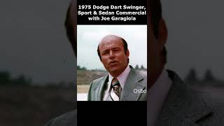 1975 Dodge Dart Swinger, Sport and SE Sedan Commercial with Joe Garagiola