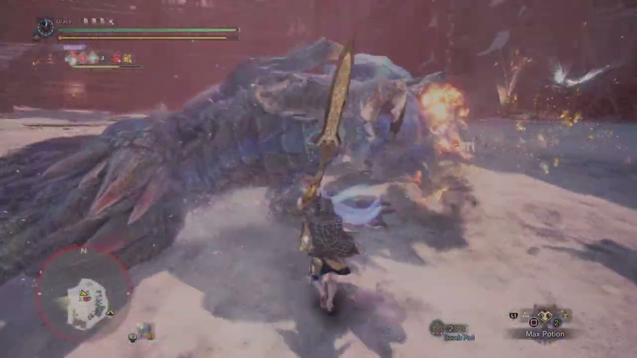 Monster Hunter World: Iceborne | Tempered Lunastra Insect Glaive solo 