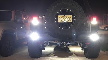 Installing Rigid Industries Ignite Reverse lights Jeep Wrangler Rubicon