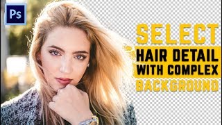 Cara seleksi detail rambut dengan background kompleks - TUTORIAL PHOTOSHOP