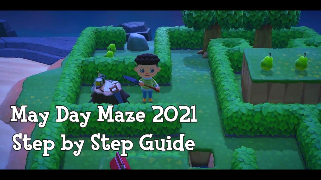 Complete May Day Maze Walkthrough 2021 Animal Crossing New Horizons