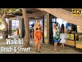 [4K] HAWAII - Waikiki walking tour - WAIKIKI Beach Sheraton to Wall's