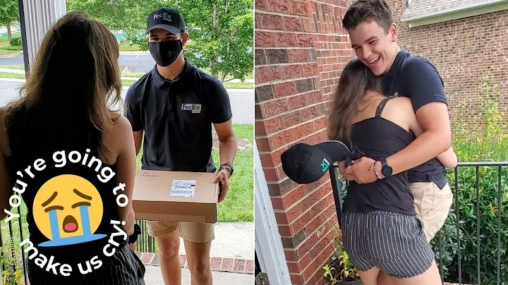 Boy Surprises Childhood Best Friend Dressed As FedEx Driver - DayDayNews
