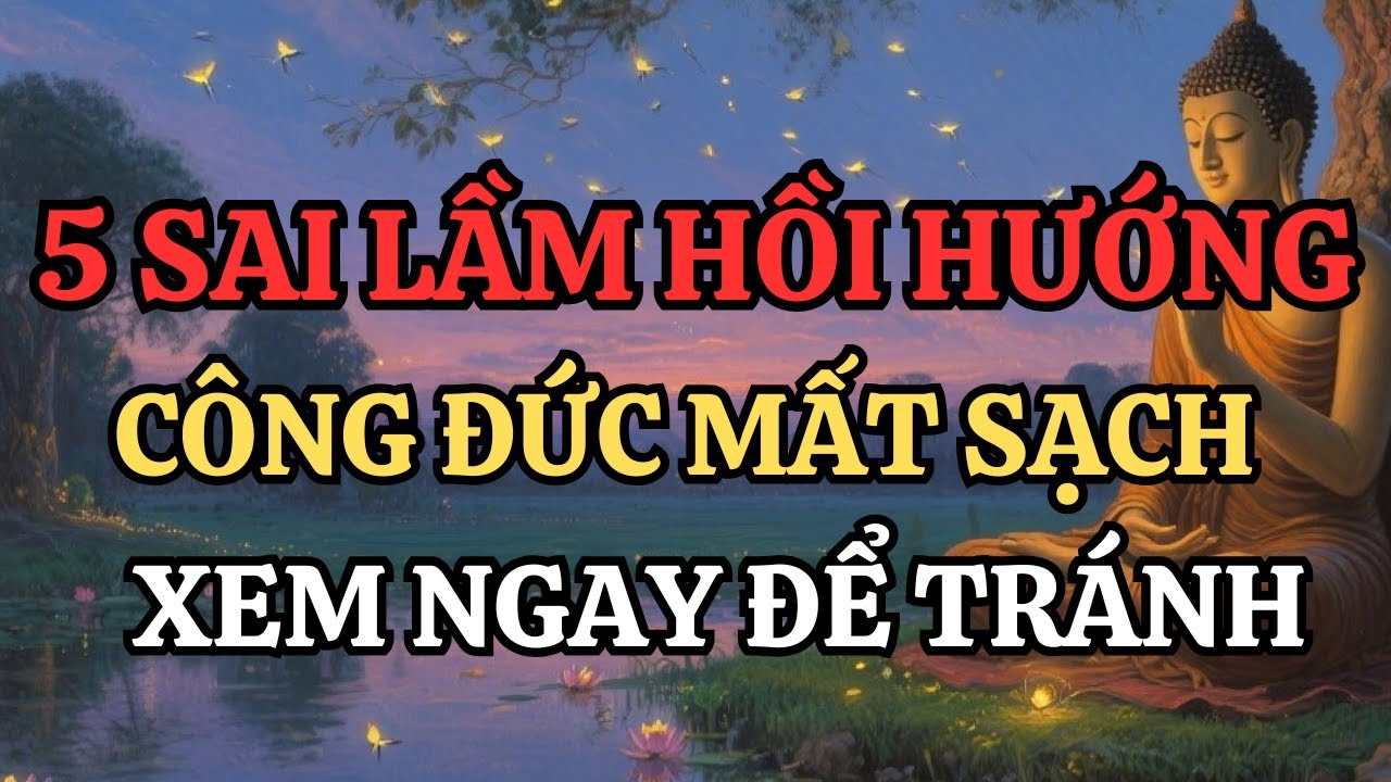 5 Sai Lầm Khi Hồi Hướng - Khiến Công Đức Mất Sạch Mà Nhiều Người Không Biết (Xem Ngay Để Tránh)