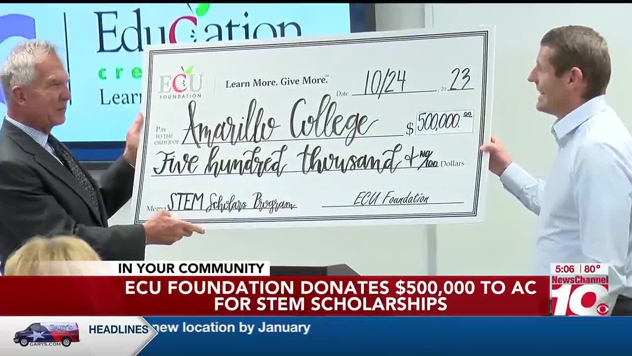 VIDEO Amarillo College receives 500,000 gift from Education Credit