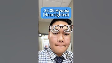 -35.00 D lense for Myopia or Nearsightedness #myopia #nearsighted #nearsightedness #glasses #elklook