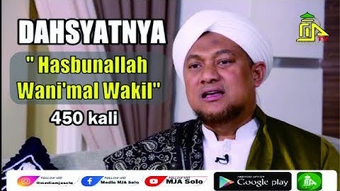 Dahsyatnya Dzikir Hasbunallah Wani