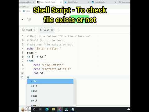 Shell Script to Check File Exists or Not in Linux | Bash Script #shorts