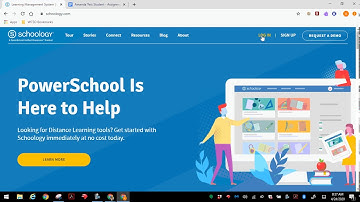 How to turn in assignments in Schoology