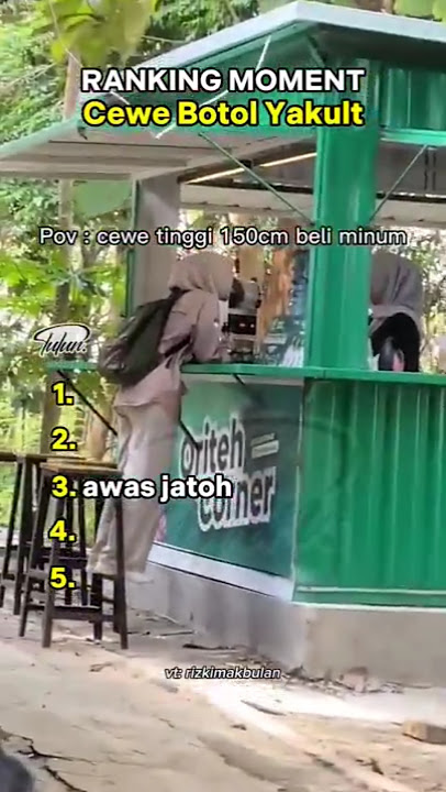 Cewe Botol Yakult | Ranking Moment #shorts #videolucu