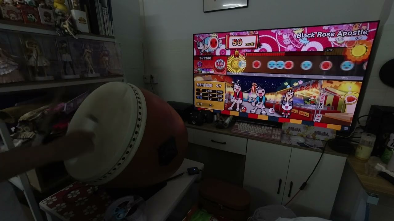 【太鼓达人TNDE】Black Rose Apostle(表) 878220 186可 15不可 251017