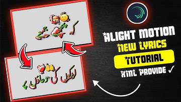 How to Make Urdu lyrics video | Alight Motion Video Editing For TikTok | lyrics Video kaise banaye