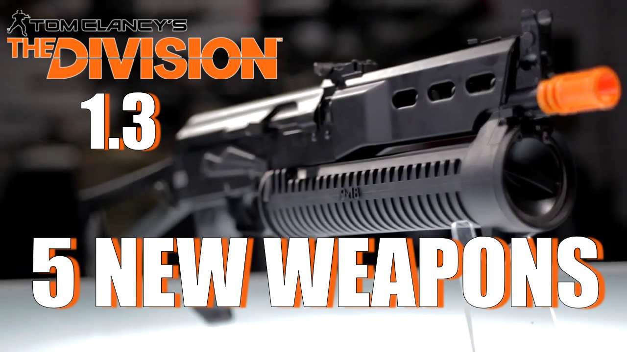 The Division 5 NEW WEAPONS In 1.3 update | B.L.I.N.D System | PP-19 | G36 | X 45 | M700 CARBON