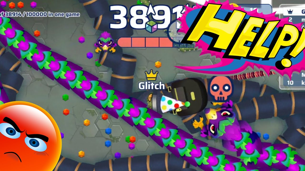 NINJA SNAKE HUSH Silently Destroys the Boss – Stealth Kill in Snake.io!