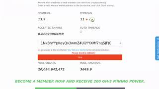 BroMiner - Bitcoin Browser Miner. Earn Bitcoin for free screenshot 5