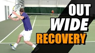 How To Recover From Out Wide - Tennis Lesson screenshot 3