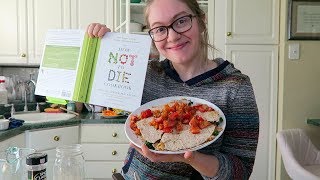 Follow along with the 14 day meal plan in how not to die cookbook
written by dr. michael greger. ---- nutrition facts website:
https://nutritionfacts.org...