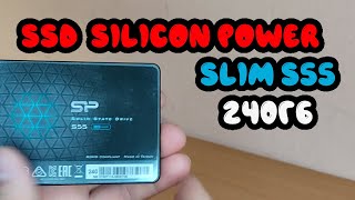 SSD диск Silicon Power Slim S55 240ГБ (SP240GBSS3S55S25)