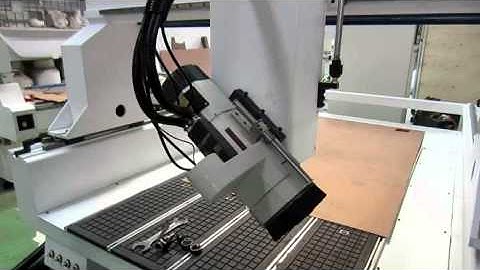 Acctek moving heads for 4 axis cnc router machine