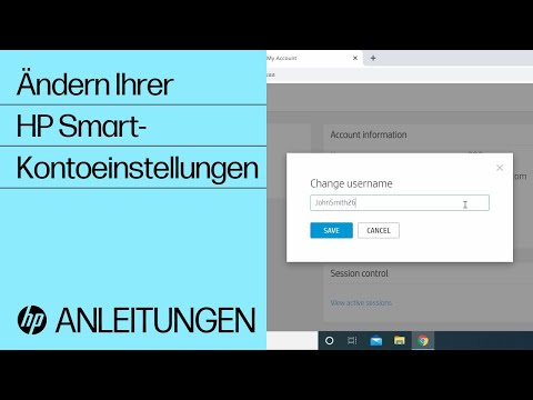 Ändern Ihrer HP Smart-Kontoeinstellungen | HP Smart | HP