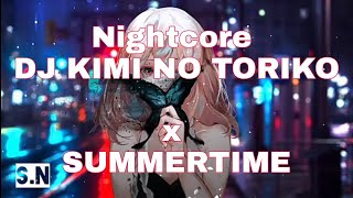 NIGHTCORE DJ KIMI NO TORIKO X SUMMERTIME Rizky modeong Remix