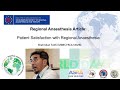 Patient Satisfaction with Regional Anaesthesia (Shahridan Mohd Fathil, RAPM 2024)
