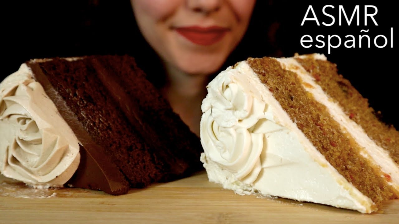 🍰 ASMR español | PASTEL! chocolate 🍫 y zanahoria🥕