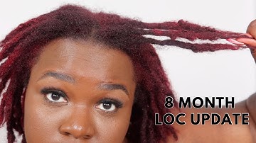 8 MONTHS LOC UPDATE | TWO STRAND TWIST STARTER LOCS