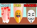 Noob, Pro & Hacker Clash in Nail Salon 3D 🎮