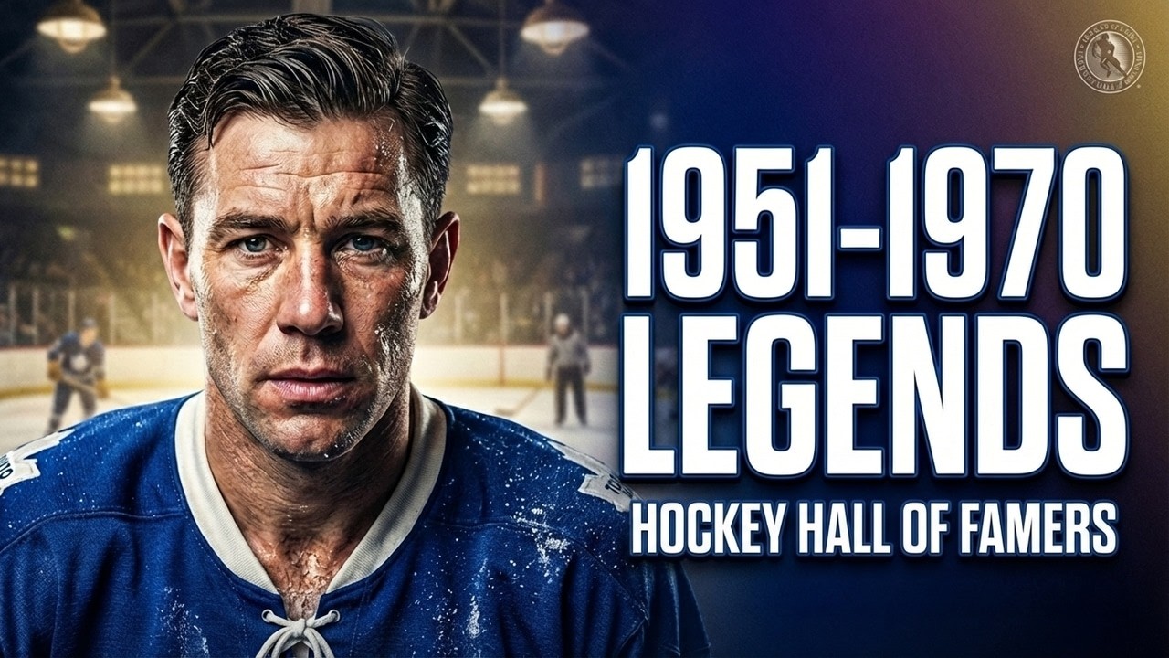 NHL Hall Of Famers 19511970 YouTube
