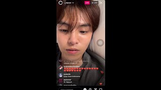 The Rose's Hajoon Live on Instagram 10/14/2023