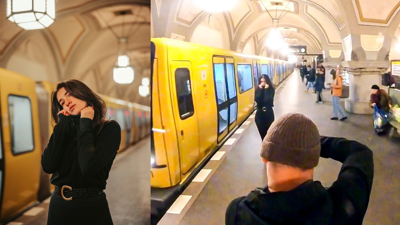 Photoshoot at this Beautiful Berlin's Subway Station! :-)
