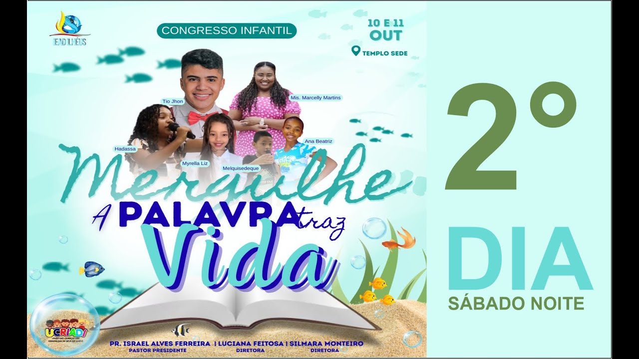 Congressio de Crianças - ao vivo 11/10/2025