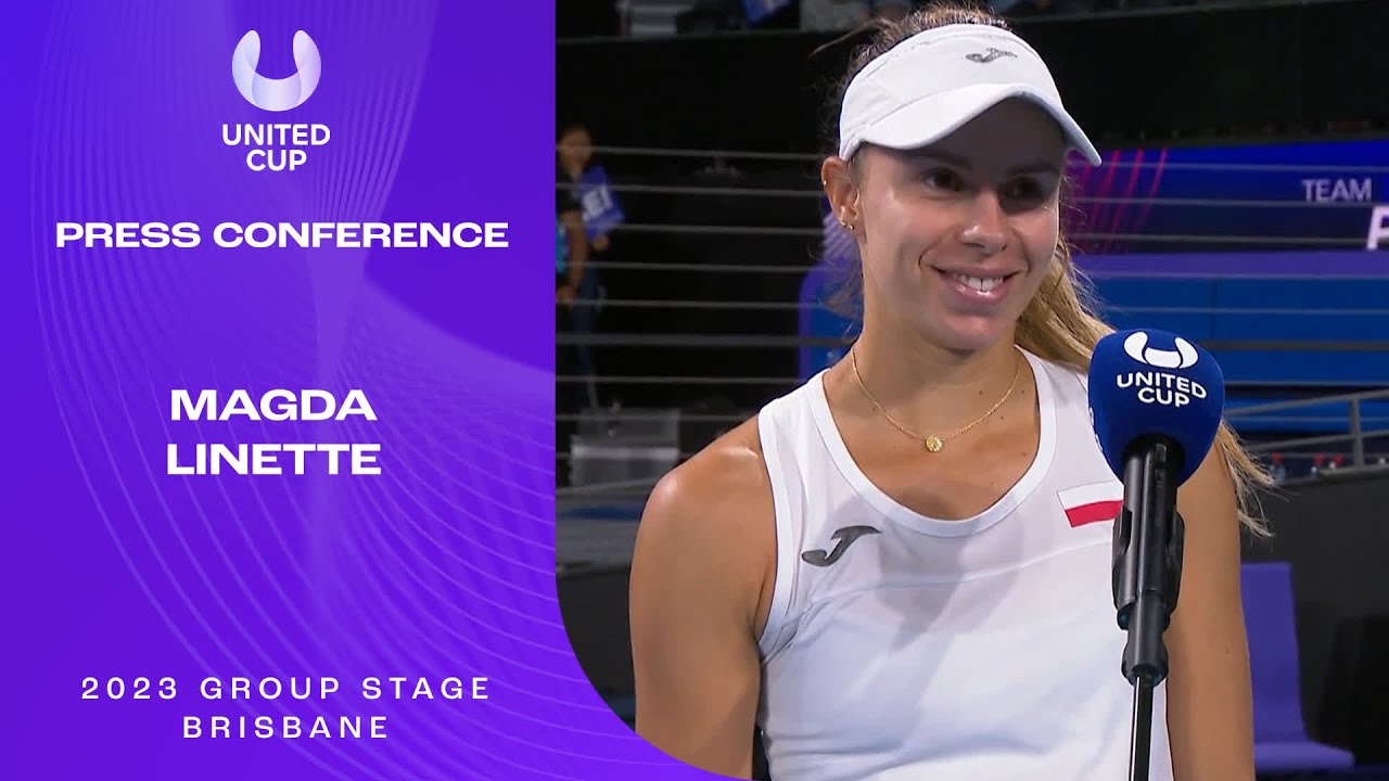 Magda Linette On-Court Interview | United Cup 2023 Group B