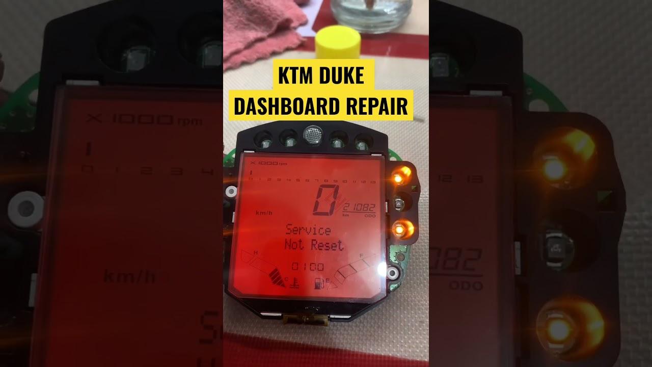 KTM DUKE DASHBOARD REPAIR