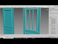 Моделирование дверей в 3ds Max