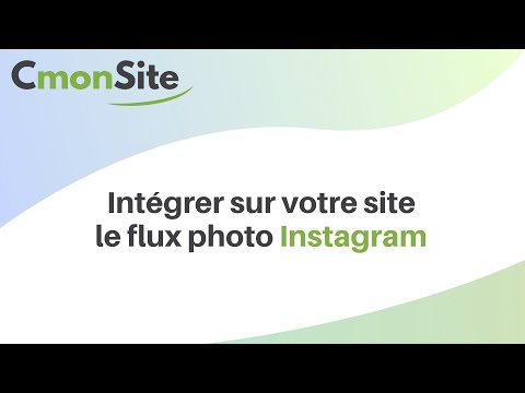 Intégrer le Flux Photo Instagram à son site internet