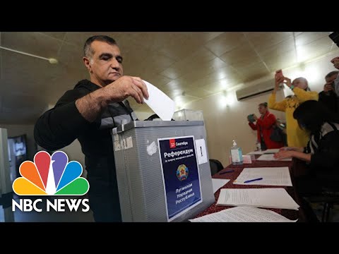 Kremlin-Orchestrated Voting Underway In Ukraine In 'Referendums' On Joining Russia.