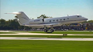 Private Jet Plane Spotting at Chicago Executive Airport PWK : KPWK