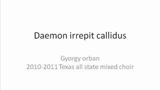  daemon  texas all state mixed choir 2010-2011