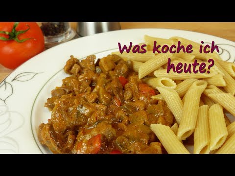 Champignon Gemüse Pfanne Mit Lammfleisch | Schnelles, Gesundes Mittagessen / Abendessen Rezept