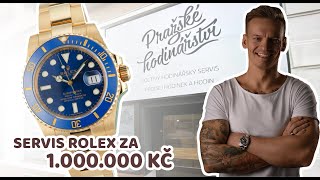 Jak probíhá servis hodinek Rolex za 1,000,000 Kč!