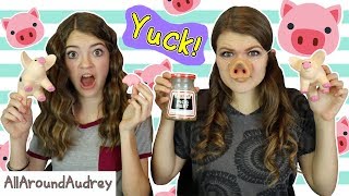 GIANT PASS THE PIGS GAME WITH PIGS FEET! / AllAroundAudrey screenshot 2