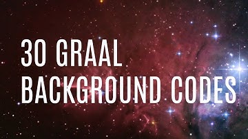 30 Graal Classic Background Codes THAT WORK (2017)