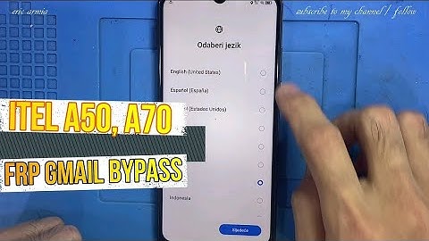 ITEL A50 - ITEL A70 - FRP BYPASS - GMAIL UNLOCK WITHOUT PC 
