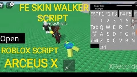 Arceus X Roblox Script - FE SKIN WALKER SCRIPT