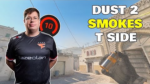 CS2 Dust 2 - Best Smokes For T-Side (Must Know)