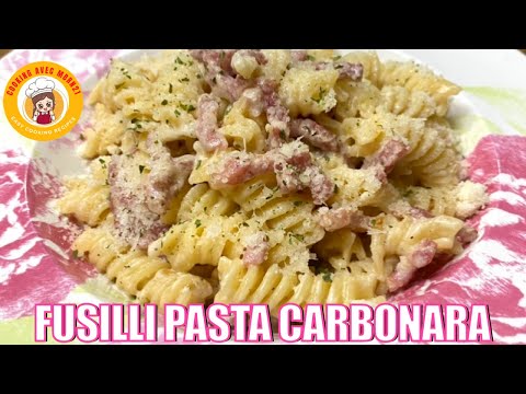 How to make Fusilli Pasta Carbonara | Easy & Delicious